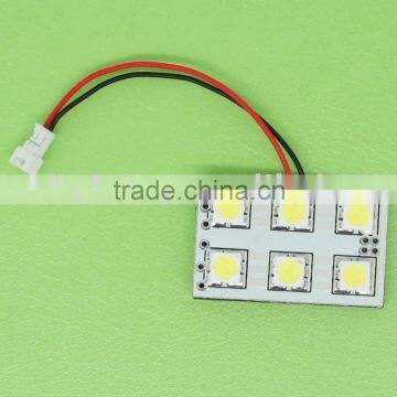 auto led dome light 5050 6smd led lamp