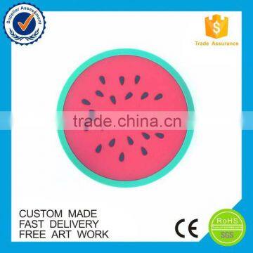 New design promotional custom silicone pvc tea cup coaster