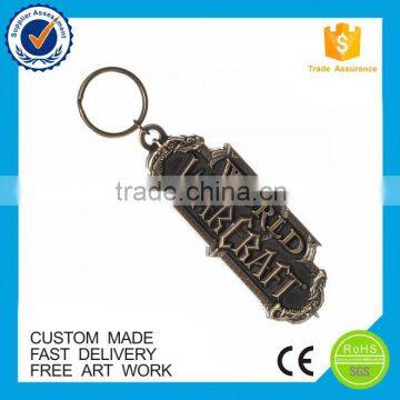 Custom made shaped souvenir metal keychains