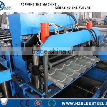 Hot Sale Full Automatic New Condition Glazed Roof Panel Step Tile Roll Forming Machine Production Line