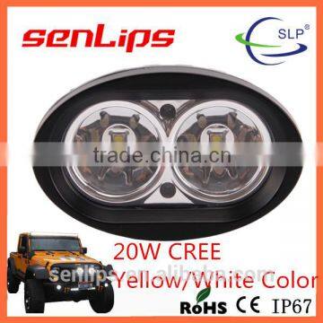 20W motorcycle led lights yellow light led work light for ATV offroad truck snowmobile
