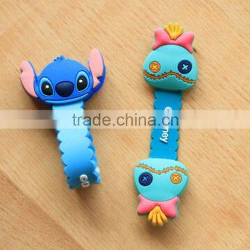 Low price china mobile phone earphone cable winder