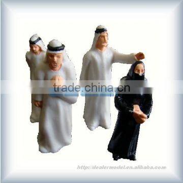 Model scale figure 1:100/1:150/1:200indoor /architecture model figure /ABS figure /small plastic toy/ABS Arab FIGURE