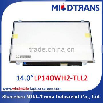 14.0 inch high quality laptop lcd display for LP140WH2-TLL2 led screen replacement