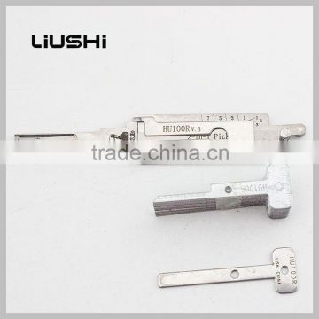 Locksmith tool HU100R car Door locks Pick 2-in-1 tool lishi decoder lishi 2 in 1locksmith tools