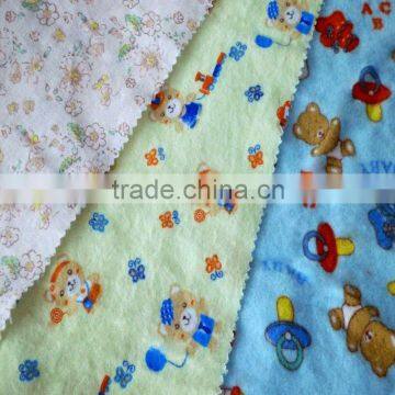 100% cotton print polar fleece fabric animal printed fleece fabric