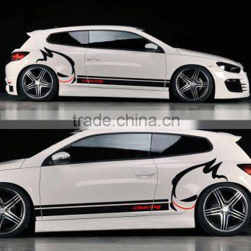 cheap printing bulk car body side sticker design