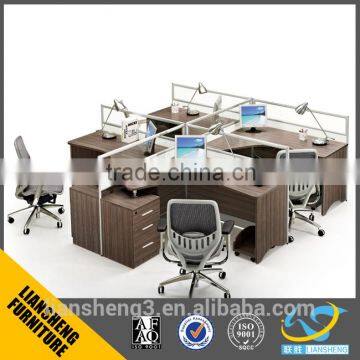 Melamine laminated series modular office workstation