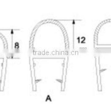Round Strip ,shower Glass Door PVC Waterproof , Glass Door Plastic Seal Strip photo-3