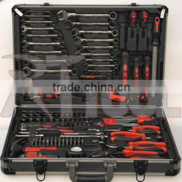 2015 NEW ITEM 121pc professional aluminium tool set kit hand tool set