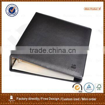 post binder leather file folder made in China&notepad holder folder&meeting folder