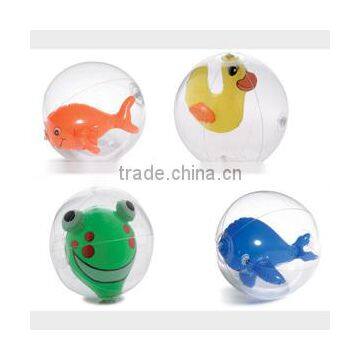 24" 3D Transparent Beach Ball With Animal Inside photo-2