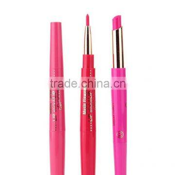 Music Flower Dual Purpose Lipstick&Lip Liner 12 Colors Waterproof Long Lasting Bright Colorful Lipstick Stick Set photo-4