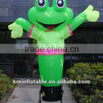 8ft green frog air dancer