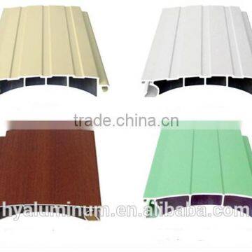 different surface treatmnet extrued aluminium profile for roller shutter door