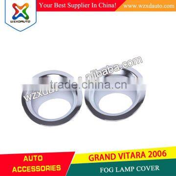 SET FRONT CHROME FOG LAMP LIGHT COVER FRONT FOG LAMP COVER FOR SUZUKI GRAND VITARA 2006