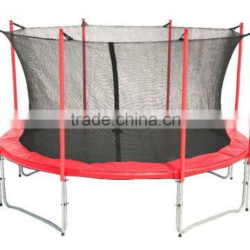 13FT round trampoline with safety enclosure