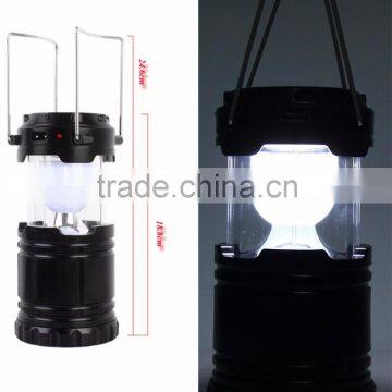 High Quality 6 LED Hand Lamp Rechargable Collapsible Solar Camping Lantern Tent Lights for Outdoor Lighting photo-6