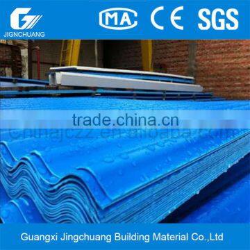 Single Layer PVC Roofing Tiles Profile Colour Sheet