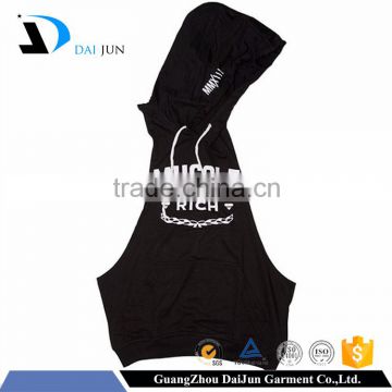 Daijun OEM men summer black cotton fashion muscle tank top wholesale