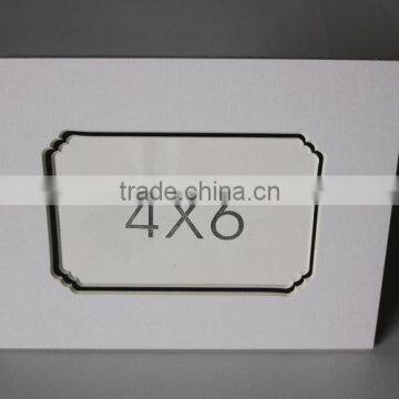 Promotional Gift Put 4x6" Insert Photos Frame Photo White Mat Board photo-2