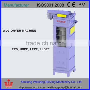 China Weiliang carter day HDPE, LDPE, LLDPE expandable polystyrene EPS dryer machine