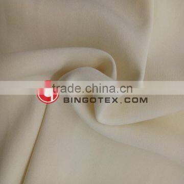 New fashion 4 way Elastic double layer Polyester Crepe Fabric for garment