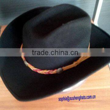 100% wool felt western cowboy hats