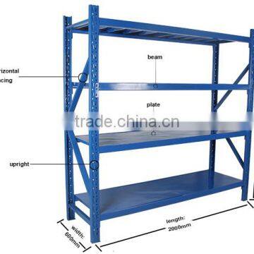 light duty factory steel pipe storage rack for clothing manufacturer