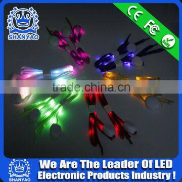2016 Hot Selling LED Casual Shoes Lace For Sports Safety Usage