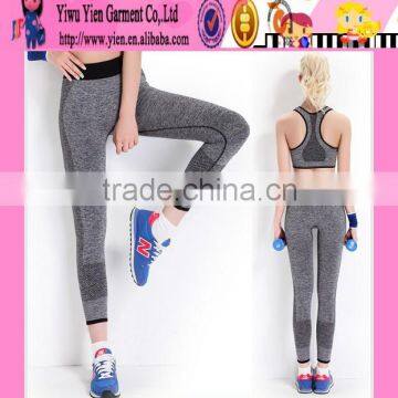 Latest Model GYM Leggings Gray Cotton Spandex GYM Leggings