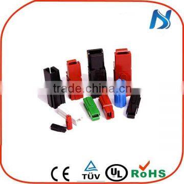 single pin connector with electrical contacts spring