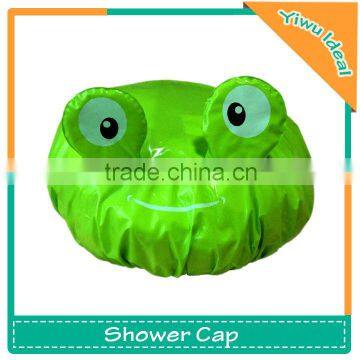 Green Frog Plastic Ear Shower Cap For Kids