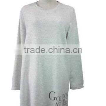 woemens long nightgown thermal plus size shirt long sleeve