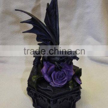 uniquqe shaped dragon beauty trinker ring jewelry box