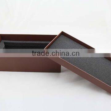 High quality large cardboard packing box with sponge insert