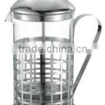 1000ml / 3-cup Stainless Steel glass french press