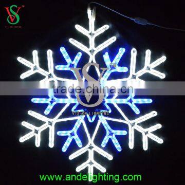 Top sale colorful lighted led snowflake lights for christmas decoration