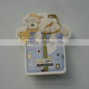 OEM promotional cute present greeting card