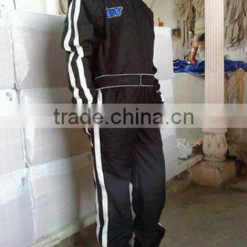 White And Black Kart Cordura Suit