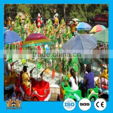 Playground rides beautiful water amphibious chariots island Amusement park train rides