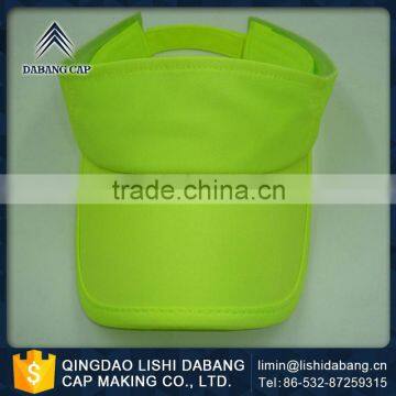 Circumspect services good quality cotton material cheap sun visor cap