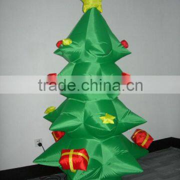 inflatable artificial christmas tree with gift