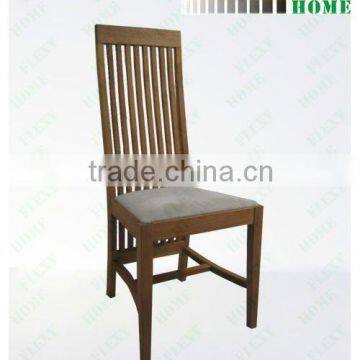 oiled or PU laquered OAK simple KD chair - High back OAK chair -- Milan