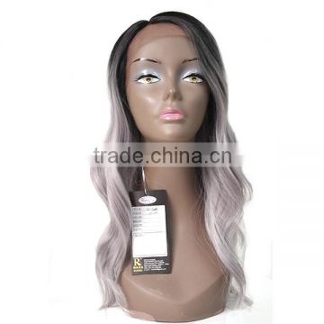 New arrival 200g fashion synthetic wig lace front wig for woman