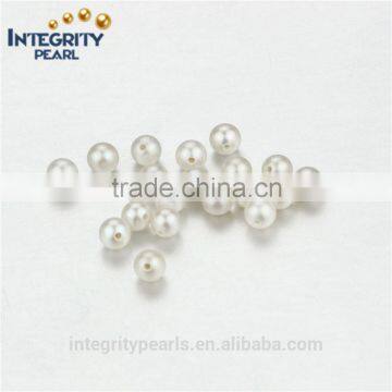 4-4.5mm AAA good quality pearl round beads no hole, loose freshwater pearl beads