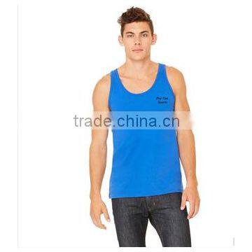 custom men polyester slim fit seamless dry fit stringer gym singlets