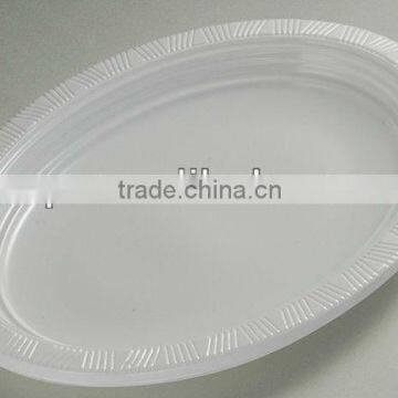 PS plastic food oval plate