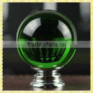 Wholesale Cheap Green Crystal Ball Knobs For Cabinet Drawer Pull Handles