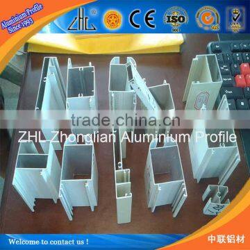 Famous aluminium window making materials/aluminium windows profile in China first aluminium town